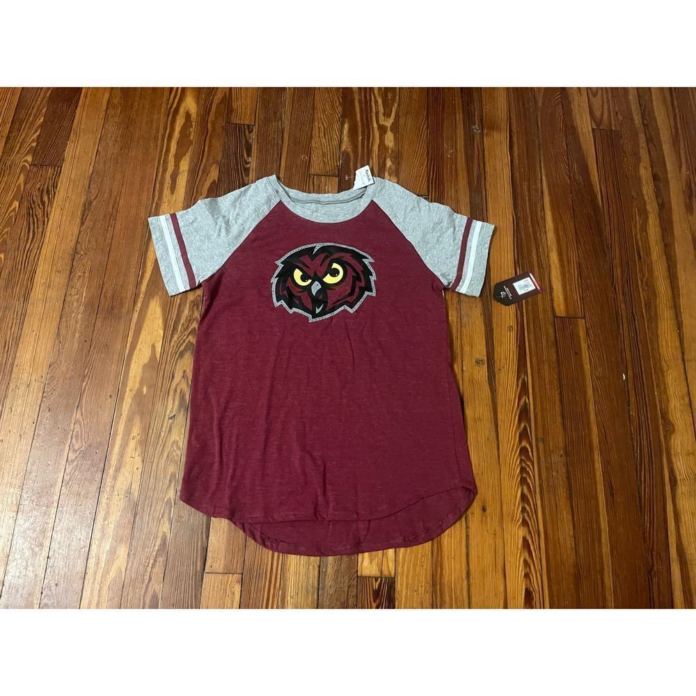 Coliseum Temple Owls Maroon Women's Medium NCAA Shirt NWT